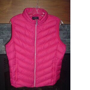 Marks & Spencer Hot Pink Down Puffer Vest US 10 / UK 14  EXCELLENT!